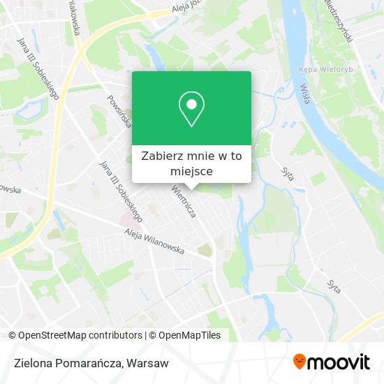 Mapa Zielona Pomarańcza