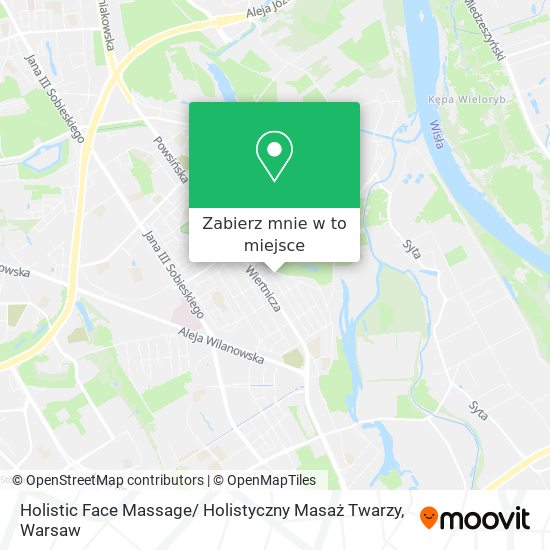 Mapa Holistic Face Massage/ Holistyczny Masaż Twarzy