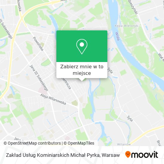 Mapa Zakład Usług Kominiarskich Michał Pyrka