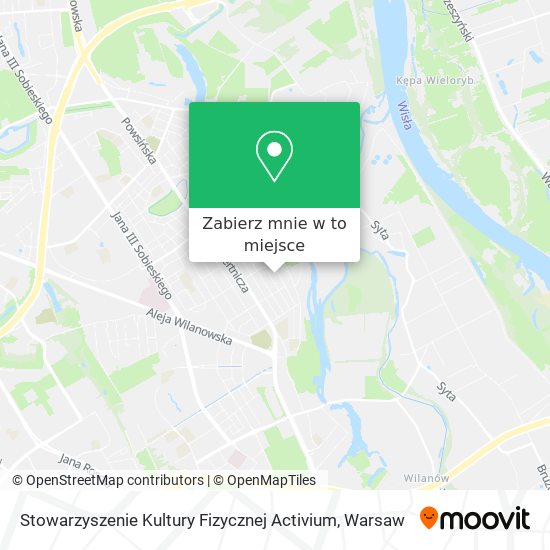 Mapa Stowarzyszenie Kultury Fizycznej Activium