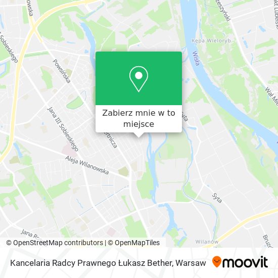 Mapa Kancelaria Radcy Prawnego Łukasz Bether