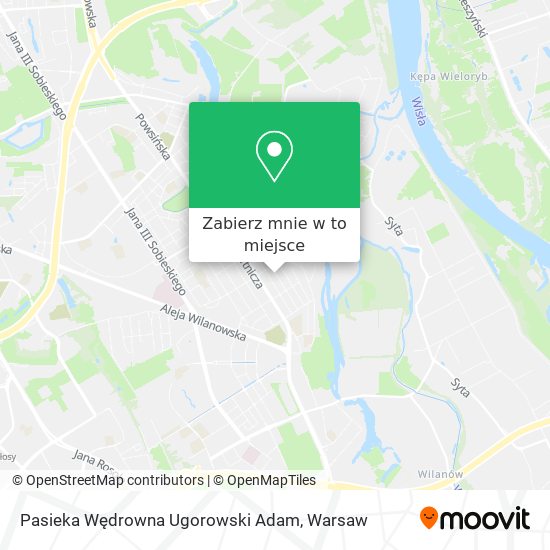 Mapa Pasieka Wędrowna Ugorowski Adam