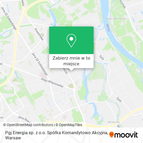 Mapa Pgj Energia sp. z o.o. Spółka Komandytowo Akcyjna