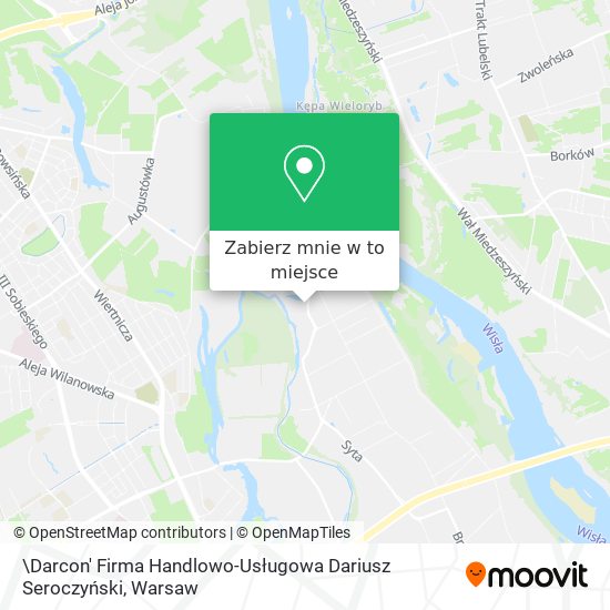 Mapa \Darcon' Firma Handlowo-Usługowa Dariusz Seroczyński