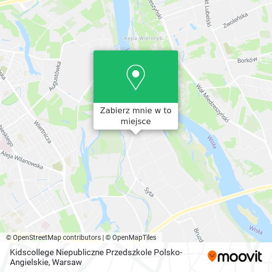 Mapa Kidscollege Niepubliczne Przedszkole Polsko-Angielskie