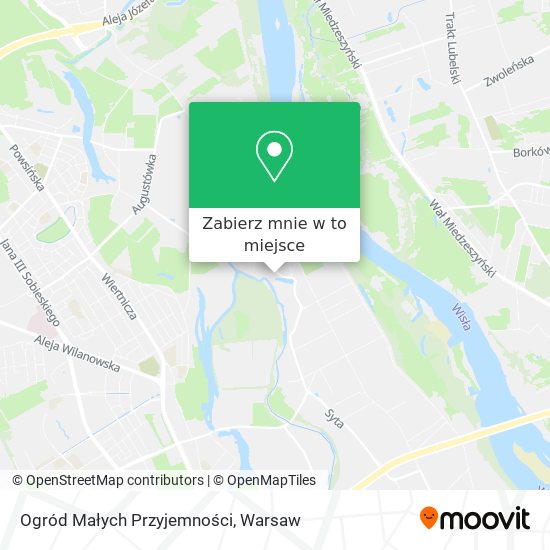 Mapa Ogród Małych Przyjemności