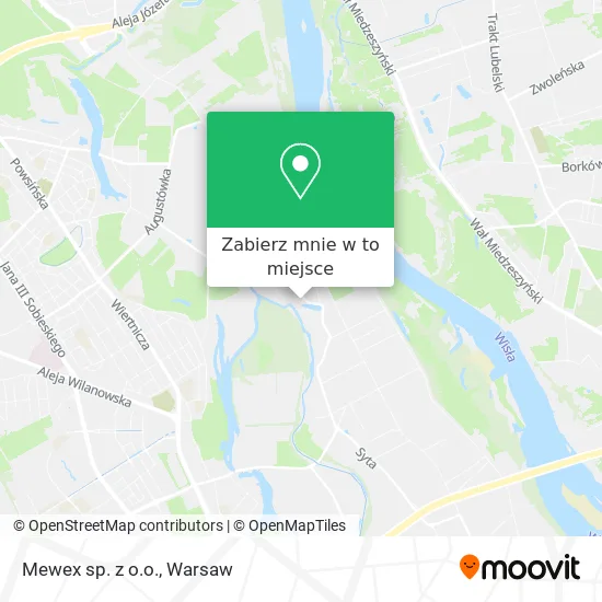 Mapa Mewex sp. z o.o.