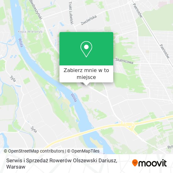 Mapa Serwis i Sprzedaż Rowerów Olszewski Dariusz