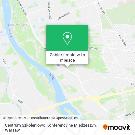 Mapa Centrum Szkoleniowo Konferencyjne Miedzeszyn