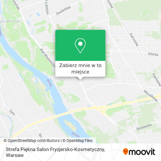 Mapa Strefa Piękna Salon Fryzjersko-Kosmetyczny