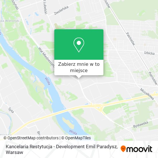 Mapa Kancelaria Restytucja - Development Emil Paradysz