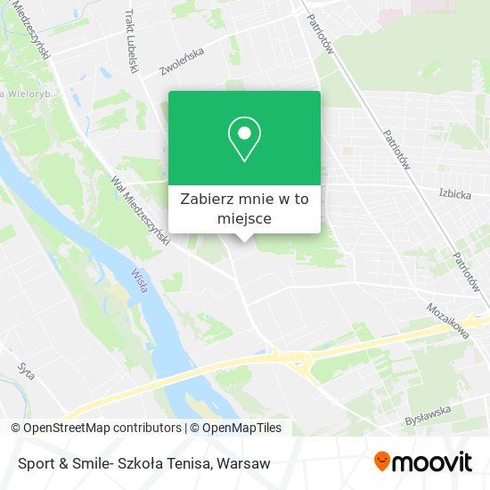 Mapa Sport & Smile- Szkoła Tenisa