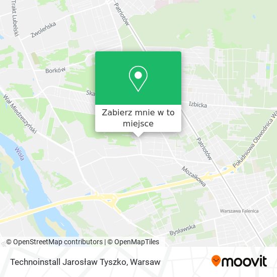 Mapa Technoinstall Jarosław Tyszko