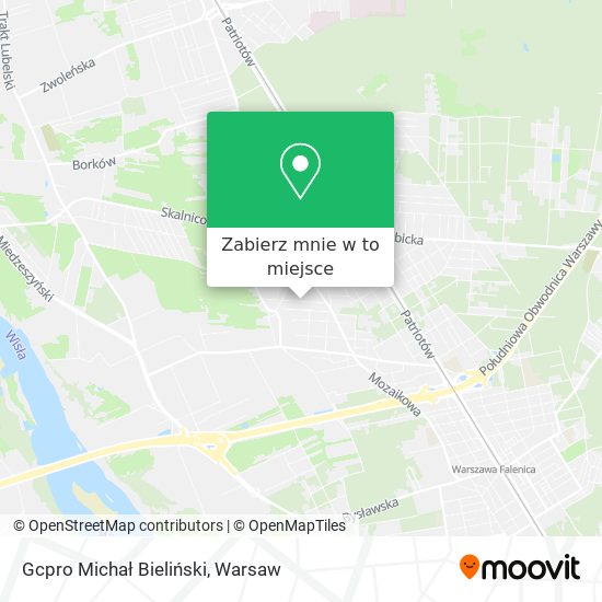 Mapa Gcpro Michał Bieliński