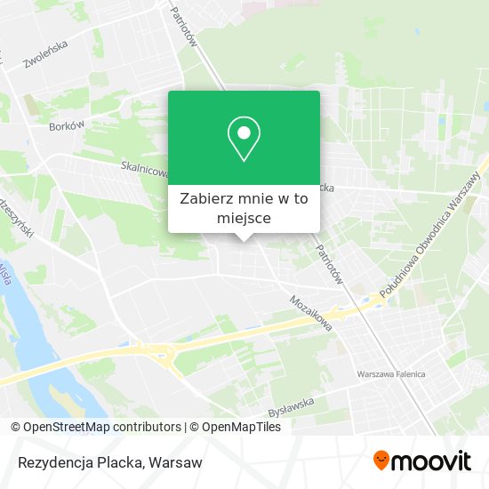 Mapa Rezydencja Placka