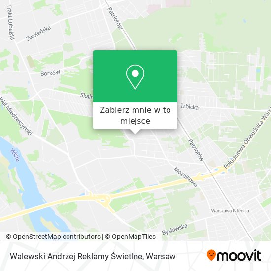 Mapa Walewski Andrzej Reklamy Świetlne