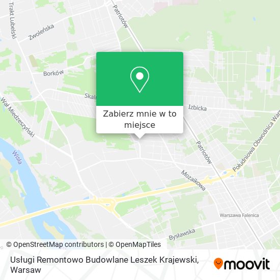 Mapa Usługi Remontowo Budowlane Leszek Krajewski