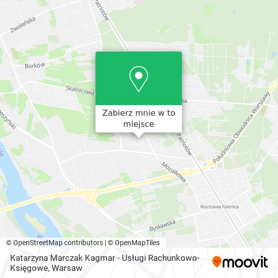 Mapa Katarzyna Marczak Kagmar - Usługi Rachunkowo-Księgowe