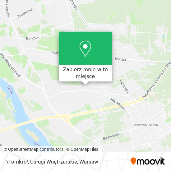 Mapa \Tomkro\ Usługi Wnętrzarskie