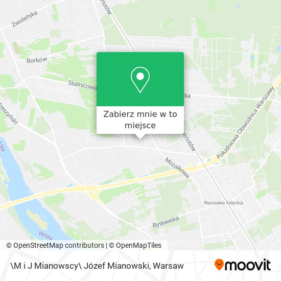 Mapa \M i J Mianowscy\ Józef Mianowski