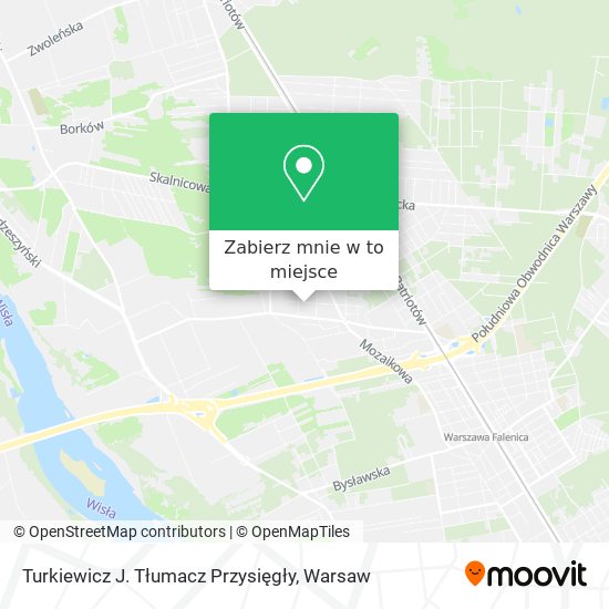 Mapa Turkiewicz J. Tłumacz Przysięgły