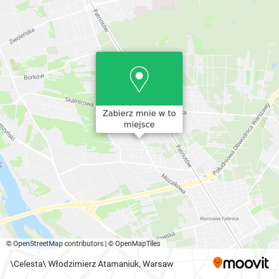 Mapa \Celesta\ Włodzimierz Atamaniuk