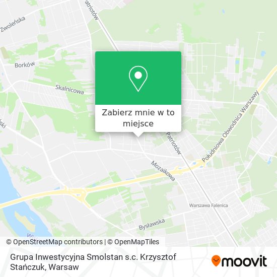 Mapa Grupa Inwestycyjna Smolstan s.c. Krzysztof Stańczuk