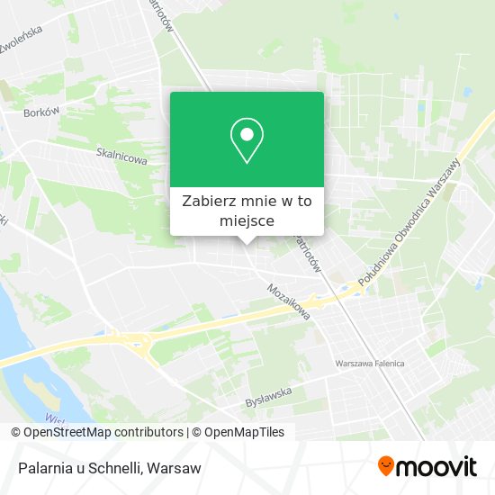 Mapa Palarnia u Schnelli