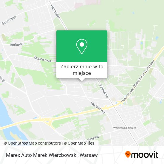 Mapa Marex Auto Marek Wierzbowski