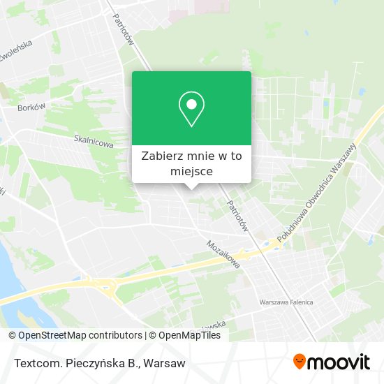 Mapa Textcom. Pieczyńska B.