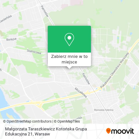 Mapa Małgorzata Taraszkiewicz Kotońska Grupa Edukacyjna 21