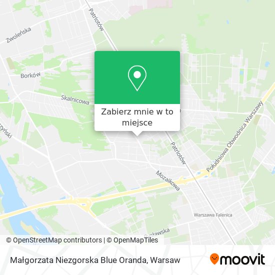 Mapa Małgorzata Niezgorska Blue Oranda