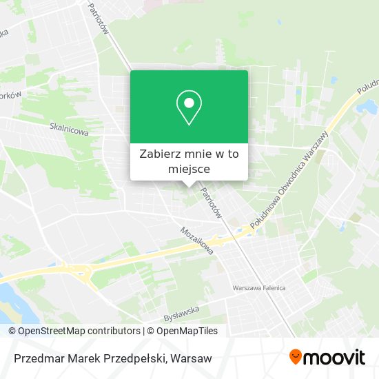 Mapa Przedmar Marek Przedpełski