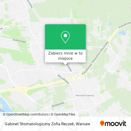 Mapa Gabinet Stomatologiczny Zofia Reczek