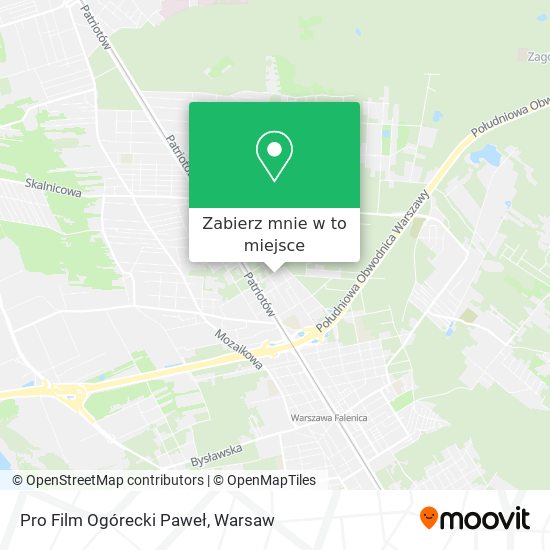 Mapa Pro Film Ogórecki Paweł