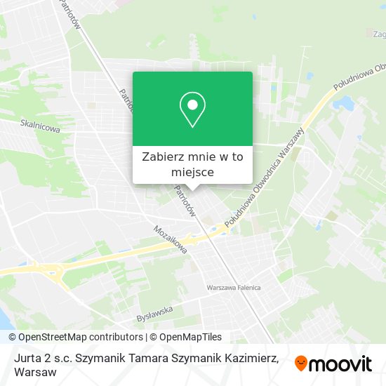 Mapa Jurta 2 s.c. Szymanik Tamara Szymanik Kazimierz