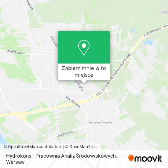 Mapa Hydrokons - Pracownia Analiz Środowiskowych