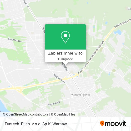 Mapa Funtech. Pl sp. z o.o. Sp.K