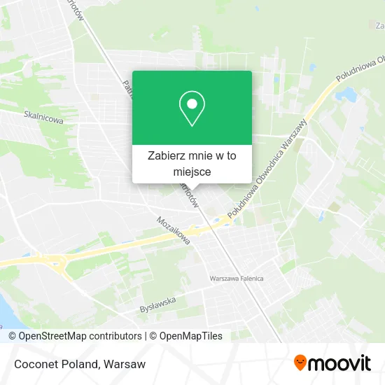 Mapa Coconet Poland