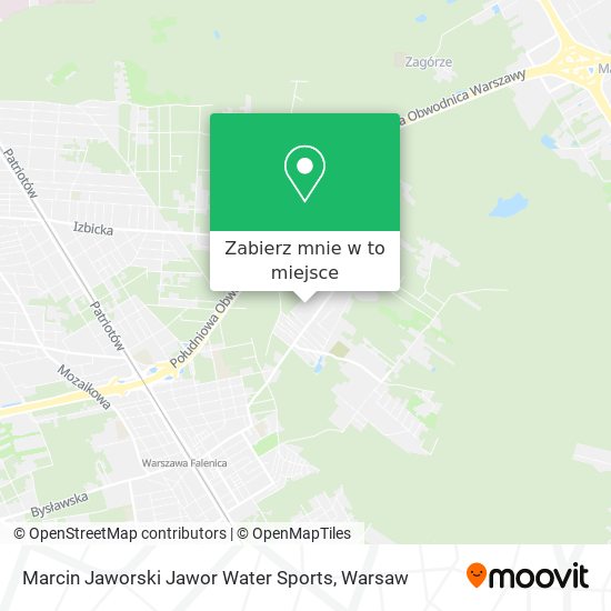 Mapa Marcin Jaworski Jawor Water Sports