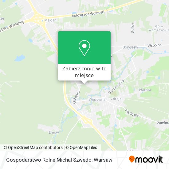 Mapa Gospodarstwo Rolne Michal Szwedo