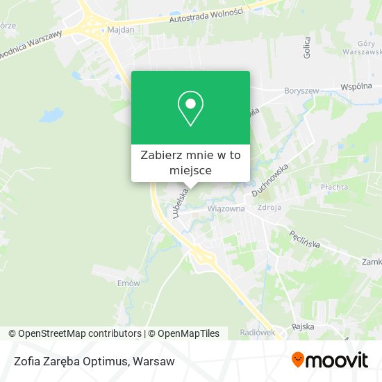 Mapa Zofia Zaręba Optimus