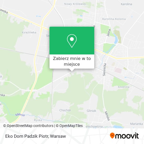 Mapa Eko Dom Padzik Piotr