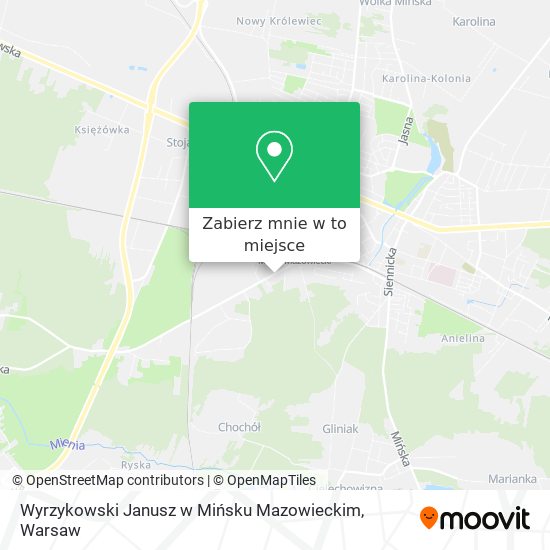 Mapa Wyrzykowski Janusz w Mińsku Mazowieckim