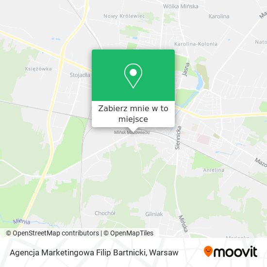 Mapa Agencja Marketingowa Filip Bartnicki