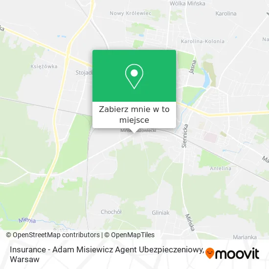Mapa Insurance - Adam Misiewicz Agent Ubezpieczeniowy
