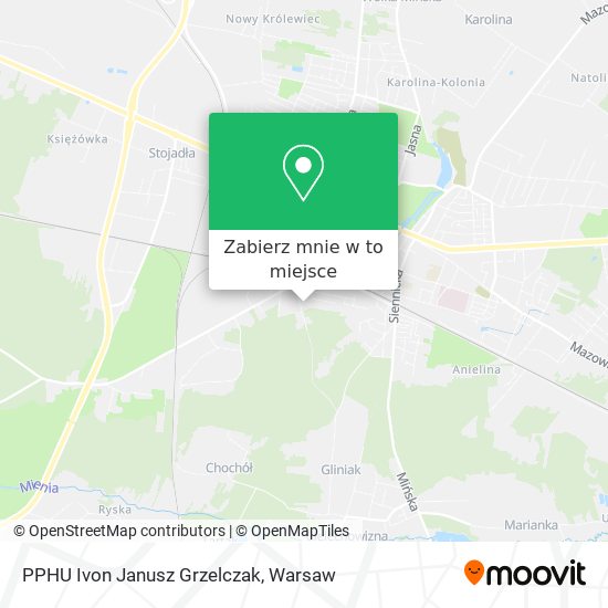 Mapa PPHU Ivon Janusz Grzelczak