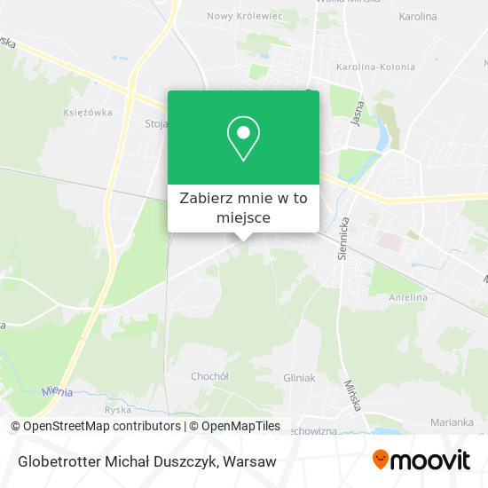 Mapa Globetrotter Michał Duszczyk