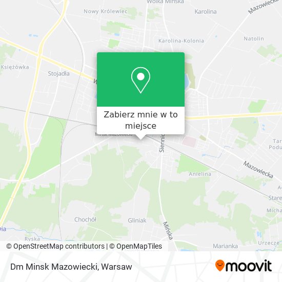 Mapa Dm Minsk Mazowiecki