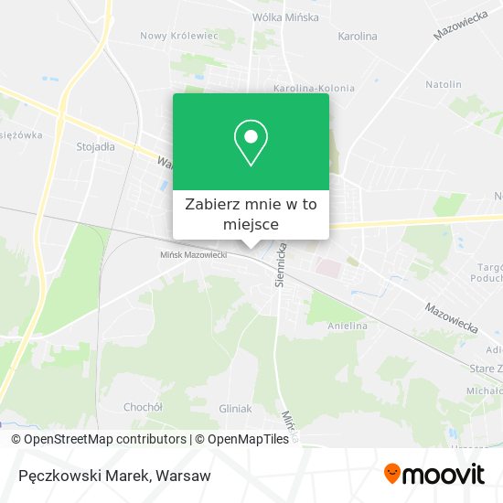 Mapa Pęczkowski Marek